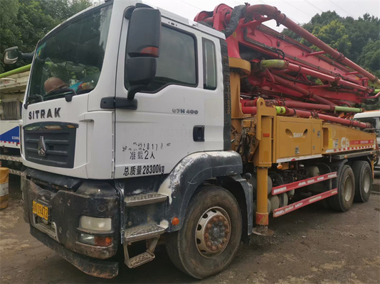Pompe de boom de Putzmeister utilisée par construction de pompe concrète de camion avec à télécommande
