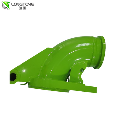 Coude vert de débouché de pièces de mélangeur concret pour la pompe de béton de boom de Zoomlion