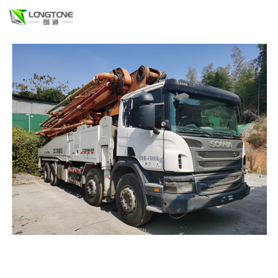 Simulateur 63m 63X-6RZ de camion de pompe concrète d'occasion