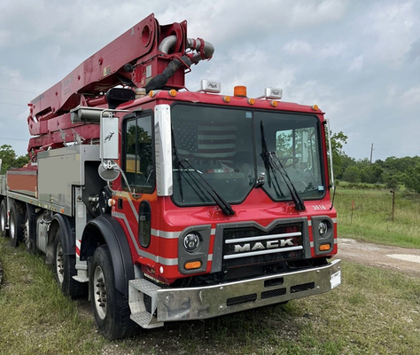 Pompe concrète utilisée de camion diesel de Zoomlion avec Max. Aggregate Diameter de 24-36 millimètres