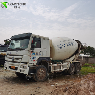 Le camion utilisé concret de mélangeur de HINO pèsent 10 le cylindre de CBM 6x4 6 dans la ligne