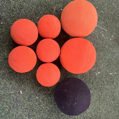 Pièces de pompe concrète de 2 pouces, boule propre d'éponge pour le nettoyage