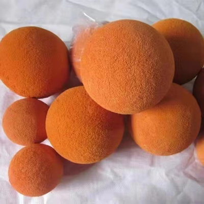 Pièces de pompe concrète de 2 pouces, boule propre d'éponge pour le nettoyage