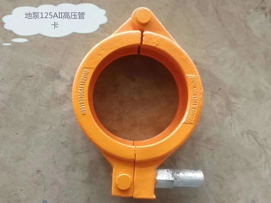 Couleur de zinc de bride de pompe concrète d'acier inoxydable plaquée pour le tuyau