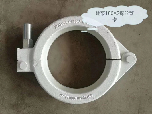 Couleur de zinc de bride de pompe concrète d'acier inoxydable plaquée pour le tuyau