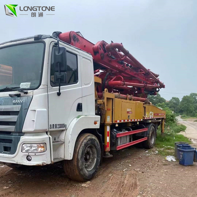 le ³ de 180m a utilisé la pompe de béton de camion, camion diesel de pompe concrète avec le boom