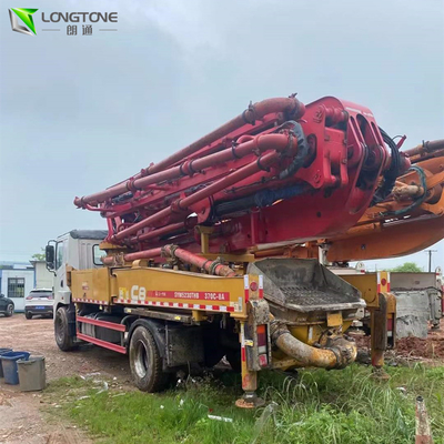 le ³ de 180m a utilisé la pompe de béton de camion, camion diesel de pompe concrète avec le boom