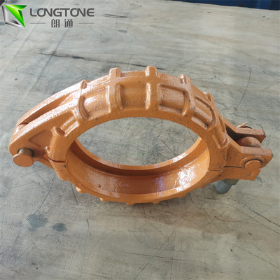 La rupture de peinture en métal de Casted de bride de pompe concrète de LONGTONE maintient OEM 40Cr en acier