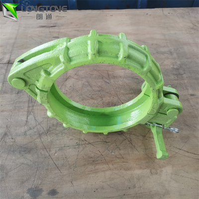 la pompe concrète de la rupture 5Inch maintient l'accouplement résistant à l'usure de collier de la conduite Dn125