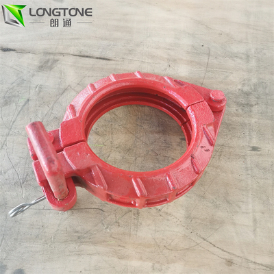 la pompe de béton de cale de 5,5 pouces maintiennent le collier de la conduite concret de accouplement pour le tuyau
