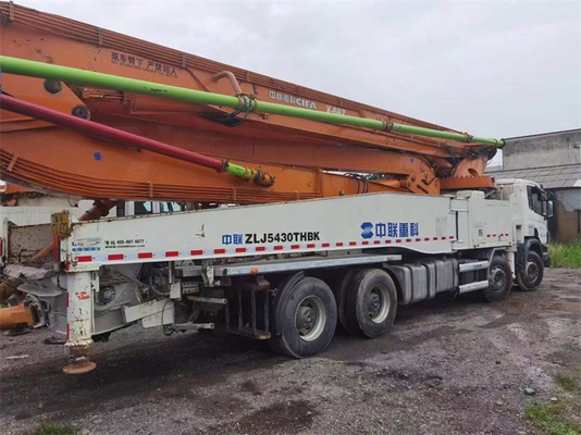 33T a utilisé la pompe concrète de camion, le camion ZLJ5293THB125-37 de pompe de ciment de 37 mètres