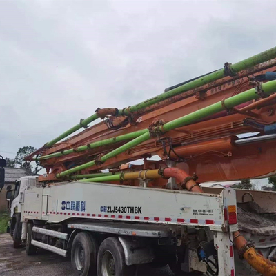 33T a utilisé la pompe concrète de camion, le camion ZLJ5293THB125-37 de pompe de ciment de 37 mètres