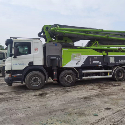 Les machines de Zoomlion ont utilisé le camion de pompe concrète, pompe concrète montée par camion de 56m