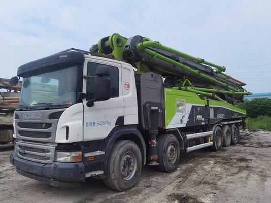 Les machines de Zoomlion ont utilisé le camion de pompe concrète, pompe concrète montée par camion de 56m