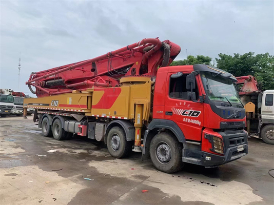 pompe de boom de 39M Truck Mounted Concrete de camion hydraulique de pompe concrète