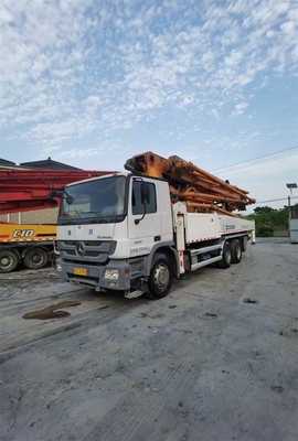 Pompe concrète utilisée à télécommande Putzmeister 42m de remorque de Hbc