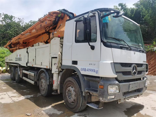 Pompe concrète utilisée à télécommande Putzmeister 42m de remorque de Hbc