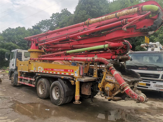 Pompe de boom de Putzmeister utilisée par construction de pompe concrète de camion avec à télécommande