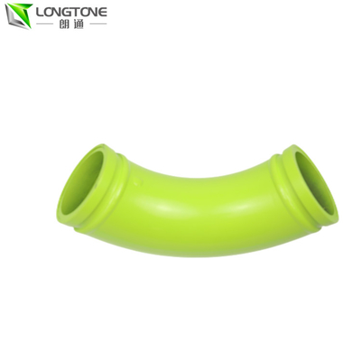 Pièces de pompe concrète de Sany de courbure, coude jumeau de mur de fonte DN125 X R1000/500 X 45