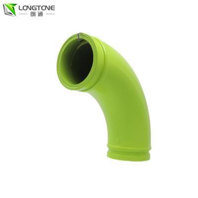 Coude soudé de mur de jumeau du coude de tuyauterie de pompe concrète 4.5mm Thikness