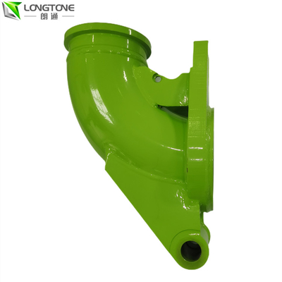 Courbure jumelle de coude de mur de tuyau de DN100 DN125 articulée pour la pompe concrète