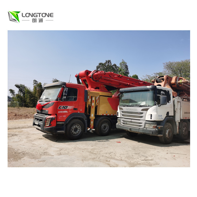 46meter 52m 60m a utilisé le camion de mélangeur de pompe concrète mini