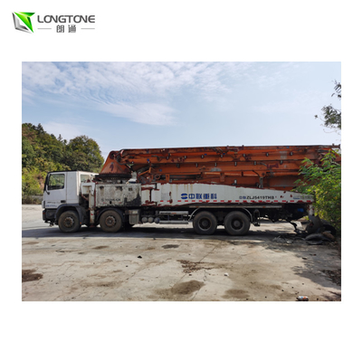 L'Allemagne font Putzmeister 56m a utilisé le camion de pompe concrète avec Benz Chassis