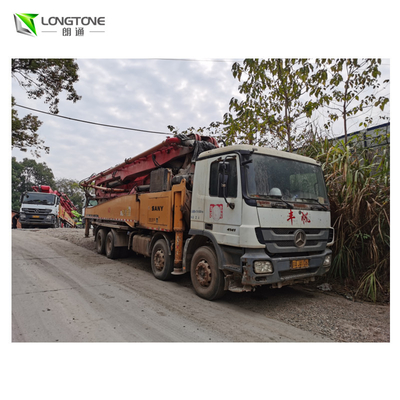 Camion pompe à béton Zoomlion d'occasion 37m 42m 48m 52m