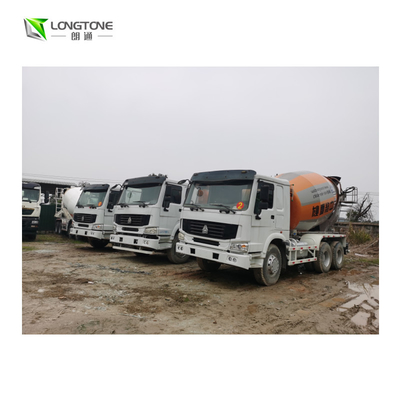Occasion mélangeur concret d'axe jumel de 350 KWHs avec le camion de mélangeur utilisé par pompe