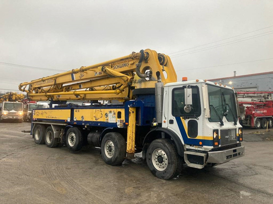 Camion articulé par 56m supérieur de pompe concrète de boom de la marque HB56K