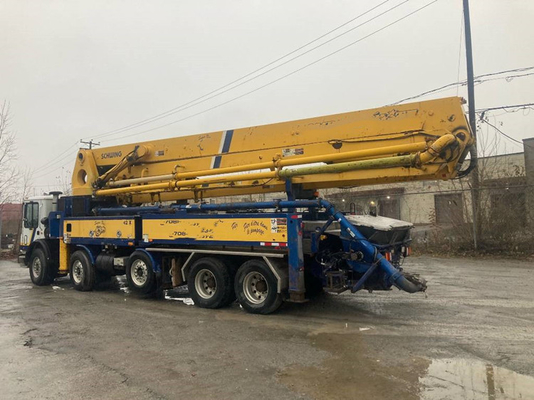 Camion articulé par 56m supérieur de pompe concrète de boom de la marque HB56K