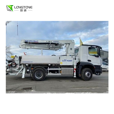 Pompe concrète utilisée de camion de moteur diesel de SANY 24m/36m/42m à vendre