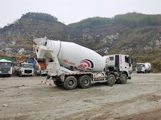 camion jumeau blanc de mélangeur concret d'axe du ³ 10m pour industriel