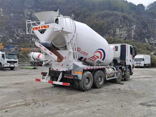 camion jumeau blanc de mélangeur concret d'axe du ³ 10m pour industriel