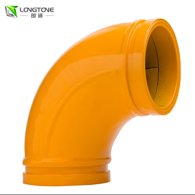 Le tuyau concret de DN125 DN150 écarte des réducteurs d'un coup de coude pèsent la couleur jaune blanche rouge